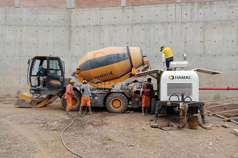 1.	Self-loading concrete mixer and diesel concrete pump