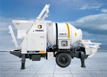 Trailer Concrete Mixer Pump