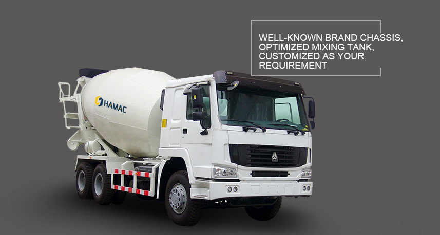 Concrete Transit Mixer on Truck Hamac in Philippines 