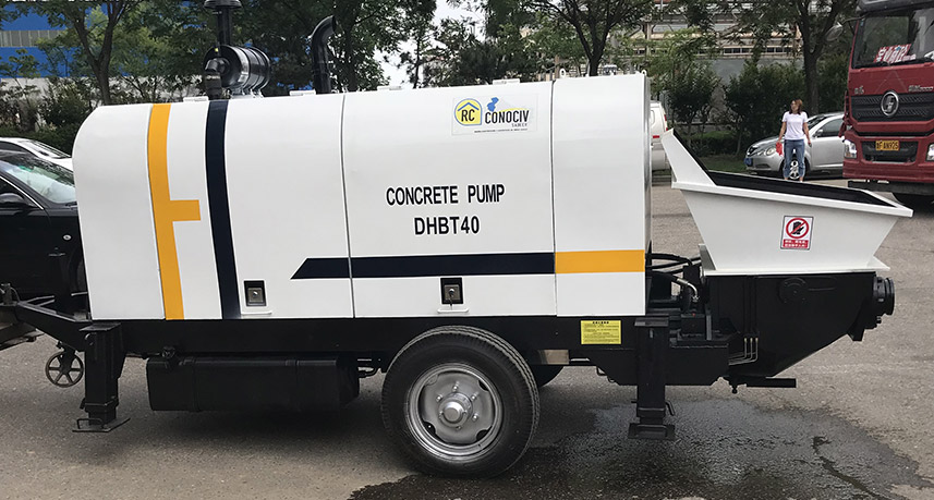 Small and Medium Concrete Pump Hamac in Philippines 