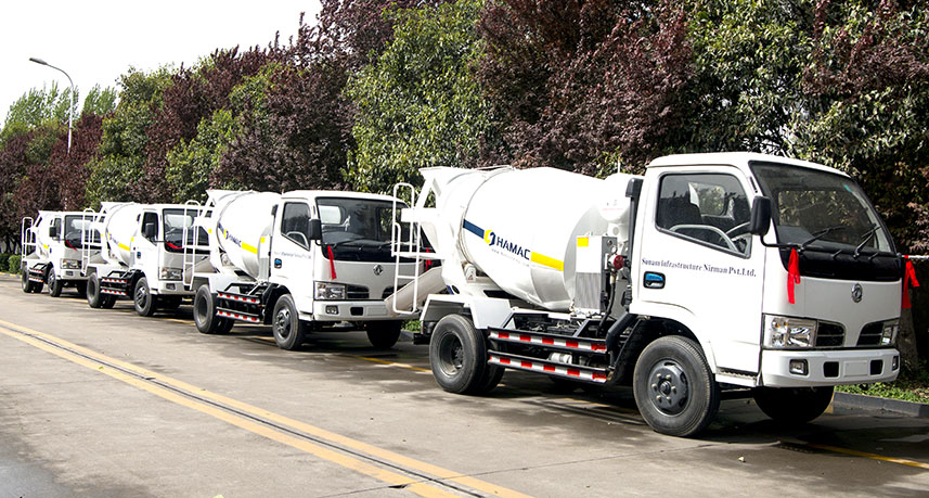 4cbm Concrete Truck Mixer Hamac in Philippines 