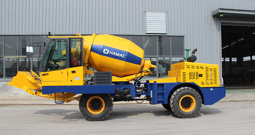 HMC250 Self-loading Concrete Mixer Hamac in Philippines 