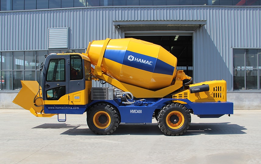 Self-loading Mobile Concrete Mixer Hamac in Philippines 