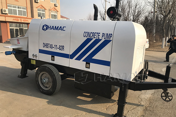 Low Price Small Size Concrete Pump for Saudi Arabia