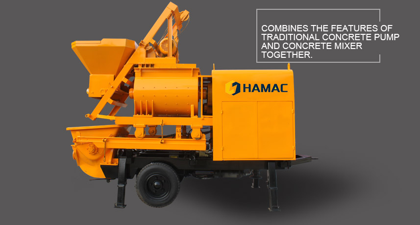 HBT25-L1 Concrete Mixer Pump Hamac in Philippines 