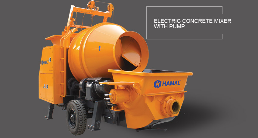 HBT15 Electric Concrete Mixer Pump Hamac in Philippines 