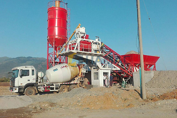 YHZS50 Mobile Concrete Batching Plant in Pasig
