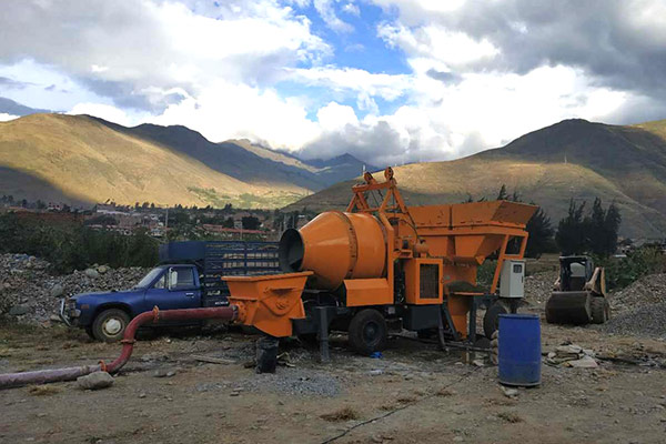 DHBT15 Concrete Mixer with Pump in Bargory