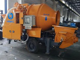 HAMAC mixer with pump DHBT15 deliver to Quezon City January 2020
